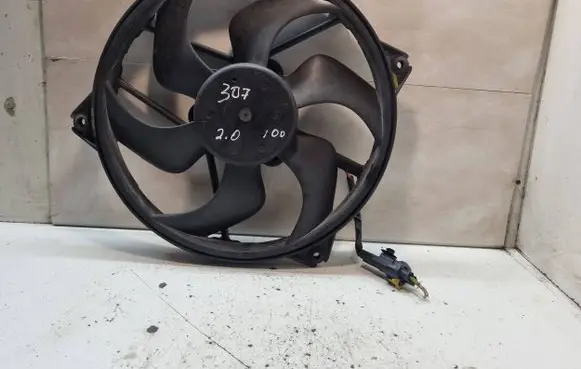 Peugeot 307 Electric radiator cooling fan 9650116580