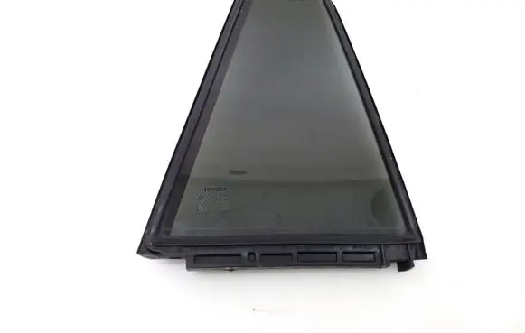 Rear vent window glass