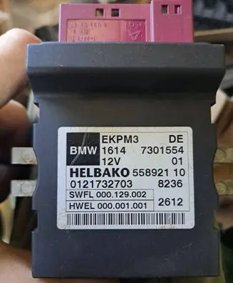 BMW 5 F10 F11 Fuel injection pump control unit/module 7301554 55892110 0121732703