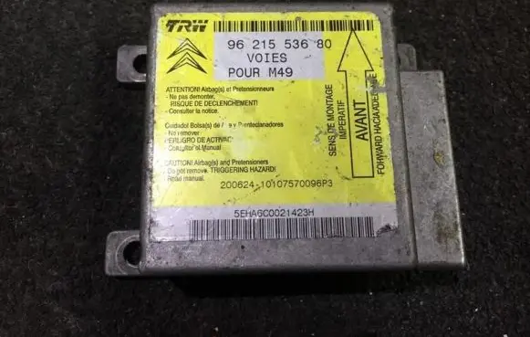 Peugeot Partner Airbag control unit/module 9621553680