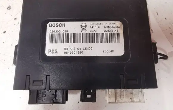 Peugeot 607 Parking PDC control unit/module 9649604380 0263004089 6002JC0355