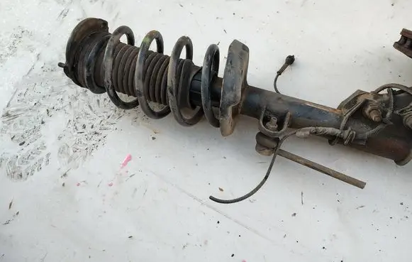 Fiat Doblo Front shock absorber with coil spring 