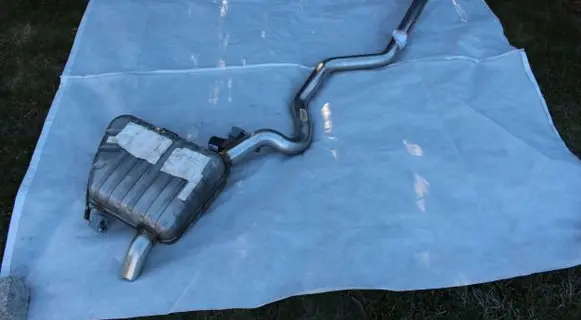 Jaguar XE Rear muffler/silencer tail pipe GX73-5E292-CJ GX73-5E292