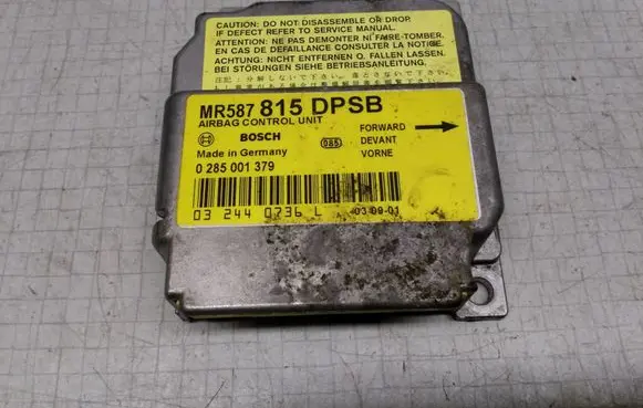 Mitsubishi Space Star Airbag control unit/module MR587815DPSB 0285001379