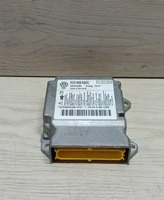 Volkswagen Golf Plus Airbag control unit/module 5C0959655C 5WK44285 04H013S0613