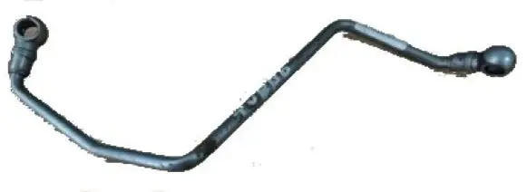 Peugeot 207 CC Turbo turbocharger oiling pipe/hose 3239970