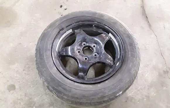 Mercedes-Benz S W220 R16 spare wheel 