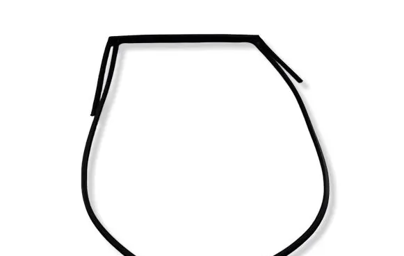 Rubber seal rear door