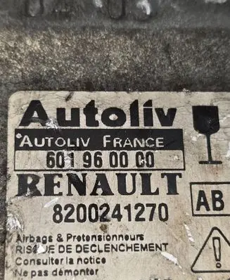 Renault Espace - Grand espace IV Airbag control unit/module 601960000 D084CK404K7 8200241270