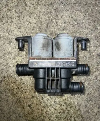 Coolant heater control valve