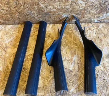 BMW 5 E39 sill trim set (inner) 027601841S