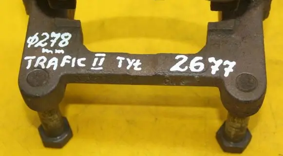 Opel Vivaro Brake caliper pad carrier rear 