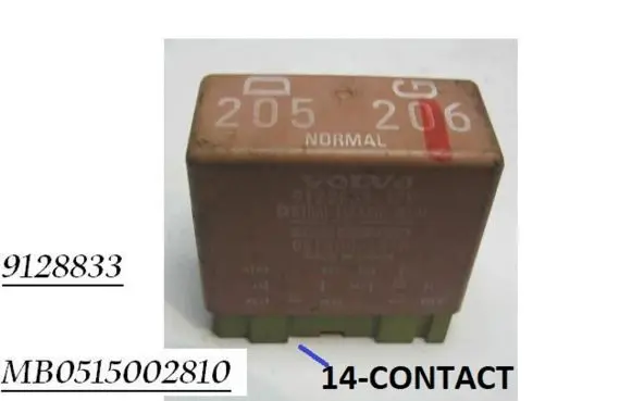 Volvo S70 V70 V70 XC Central locking relay 9128833 MB0515002810