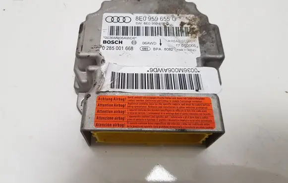 Audi A4 S4 B7 8E 8H Airbag control unit/module 8E0959655G 0285001668