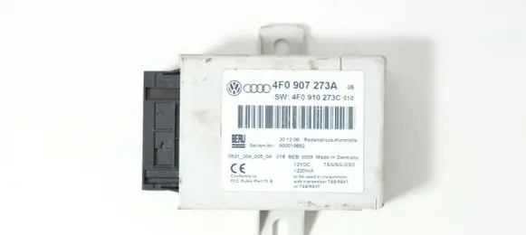 Audi A6 S6 C6 4F Tire pressure control unit 4F0907273A