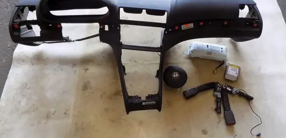 BMW 3 E46 Airbag set with panel 