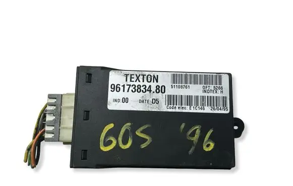Peugeot 605 Alarm control unit/module 9617383480