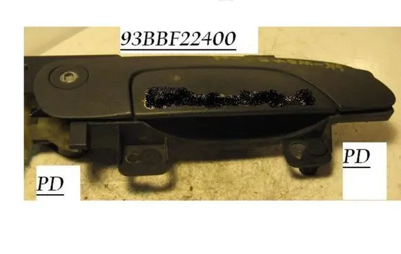 Ford Mondeo MK II Front door exterior handle 93BBF22400