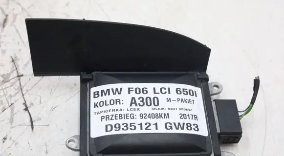 BMW 6 F06 Gran coupe Blind spot module 6885042MWGK220626 6885042