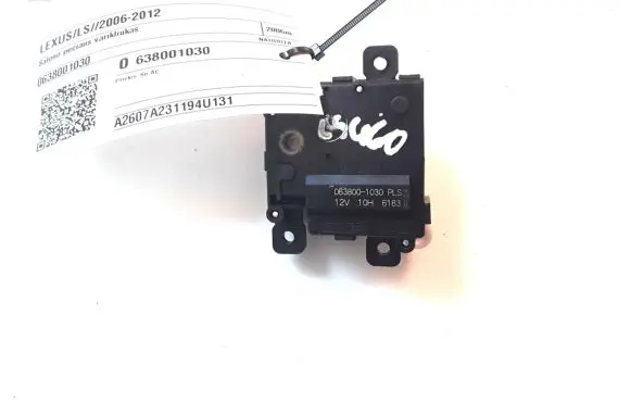 A/C air flow flap actuator/motor
