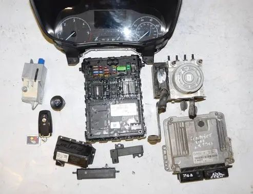 Ford Transit - Tourneo Connect Engine ECU kit and lock set KV6A-12A650-YA JV6A-12B684-TB 0281036225