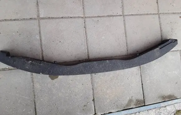 Front bumper foam support bar