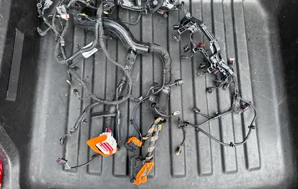 Engine installation wiring loom