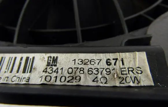 Chevrolet Orlando Rear door speaker 13267671