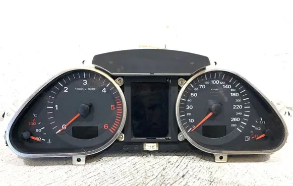 Audi A6 S6 C6 4F Speedometer (instrument cluster) 4F0920900S 4F0910900A 503000731203