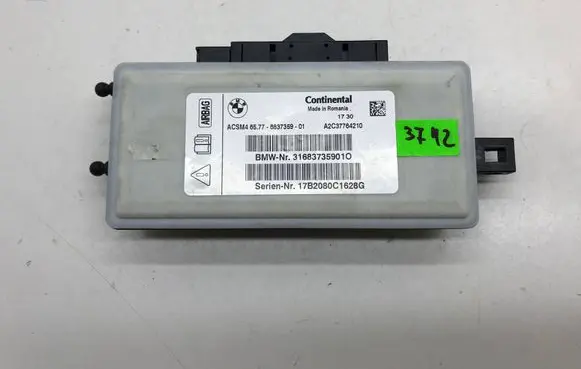 BMW 5 F10 F11 Airbag control unit/module 6837359 A2C37764210 316837359010