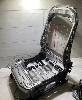 Renault Clio V Front passenger seat console base ZGL900000V WSVV010S1 9Z0884C18H