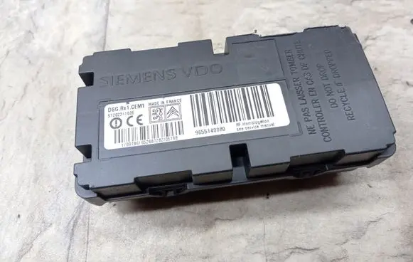 Peugeot 407 Tire pressure control unit 9655140080