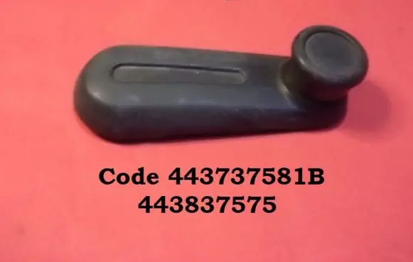 Audi 100 200 5000 C3 Rear door window winding handle 443737581B 443837575
