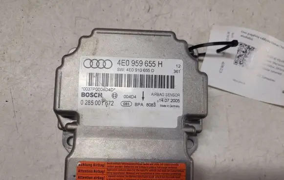 Audi A8 S8 D3 4E Airbag control unit/module 4E0959655H 4E0910655D 0285001672