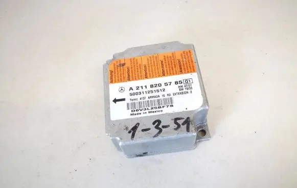 Mercedes-Benz E W211 Airbag control unit/module a2118205785
