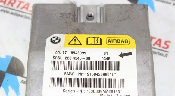 BMW 5 E60 E61 Airbag control unit/module 6942099