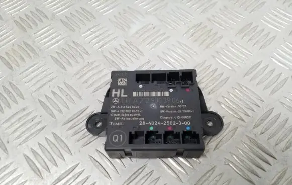 Mercedes-Benz C W204 Door control unit/module A2129003906