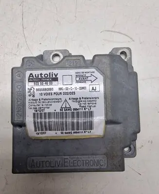 Peugeot 407 Airbag control unit/module 9655880880 0554111 603554600
