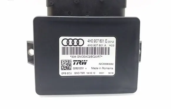 Audi A6 S6 C7 4G Hand brake control module 4H0907801E 4H0907801A A2C53383282