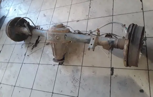 Rear axle beam