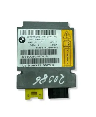 BMW 7 E65 E66 Airbag control unit/module 65776928267 037075068 6928267