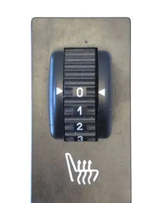 Citroen C5 Seat heating switch 96619006XT 23B8 32419806
