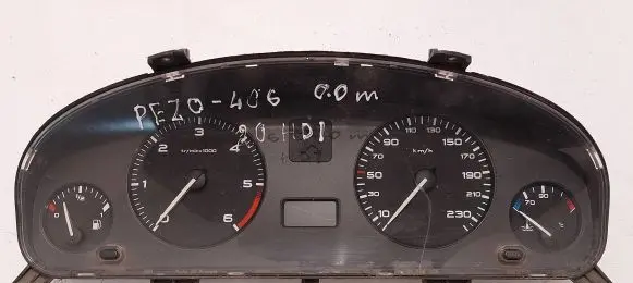 Peugeot 406 Speedometer (instrument cluster) 87001370 9639940380