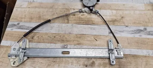 Front door window regulator with motor