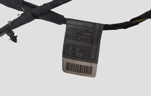 BMW 5 E60 E61 Rear door wiring loom 9163052