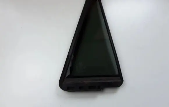 Rear vent window glass
