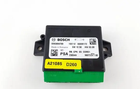 Peugeot 2008 I Parking PDC control unit/module 9807357180 0263004700 23054H