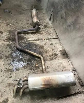 Audi Q3 F3 Muffler/silencer 5qf253211t