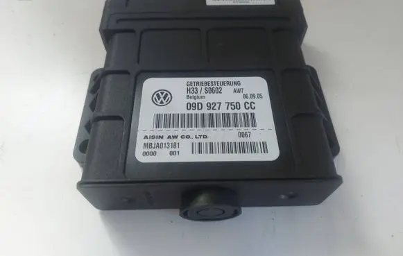 Porsche Cayenne (9PA) Gearbox control unit/module 09D927750CC