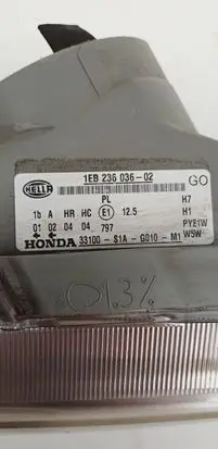 Honda Accord Headlight/headlamp 1EB23603602